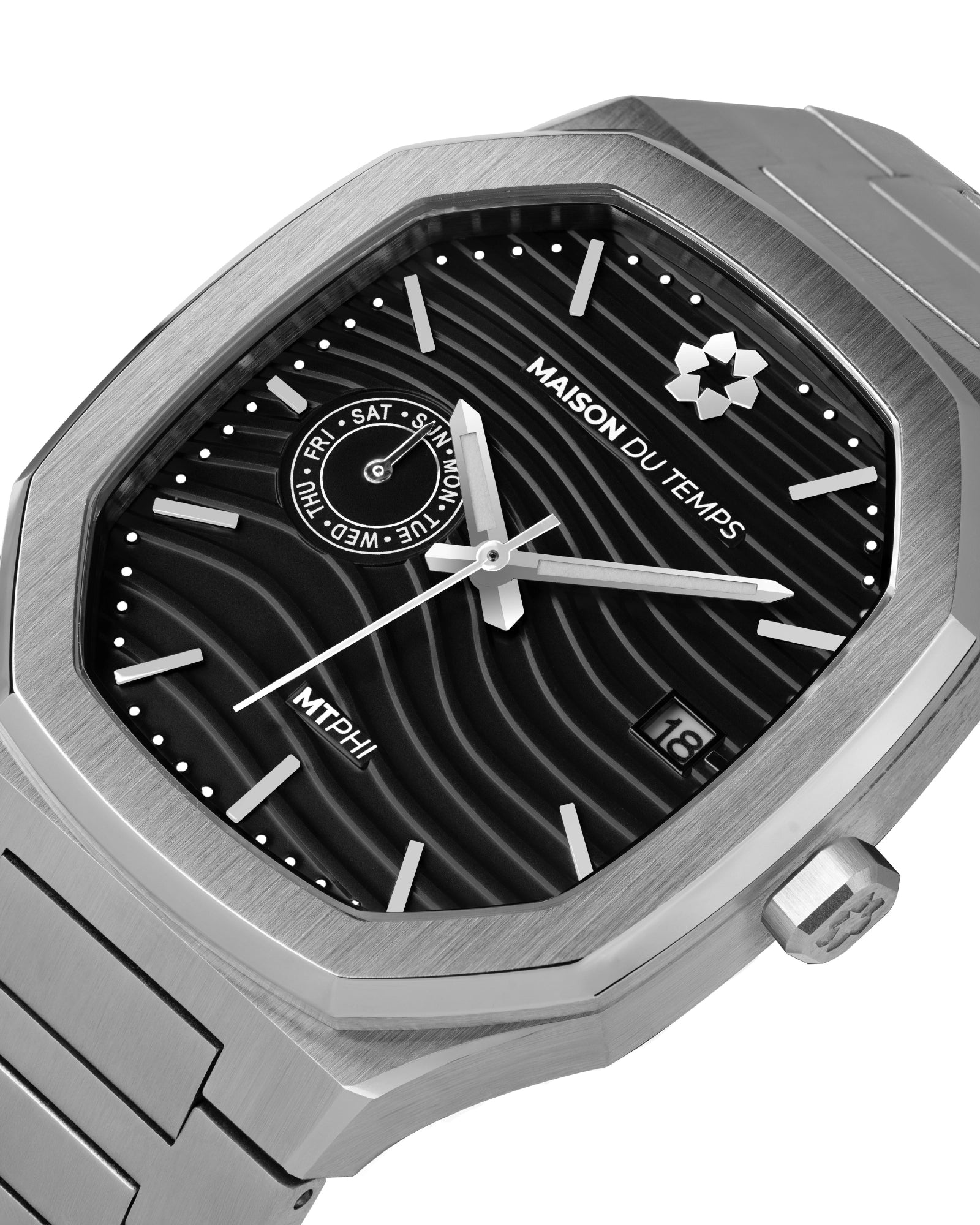 MTFi Day-Date in acciaio nero