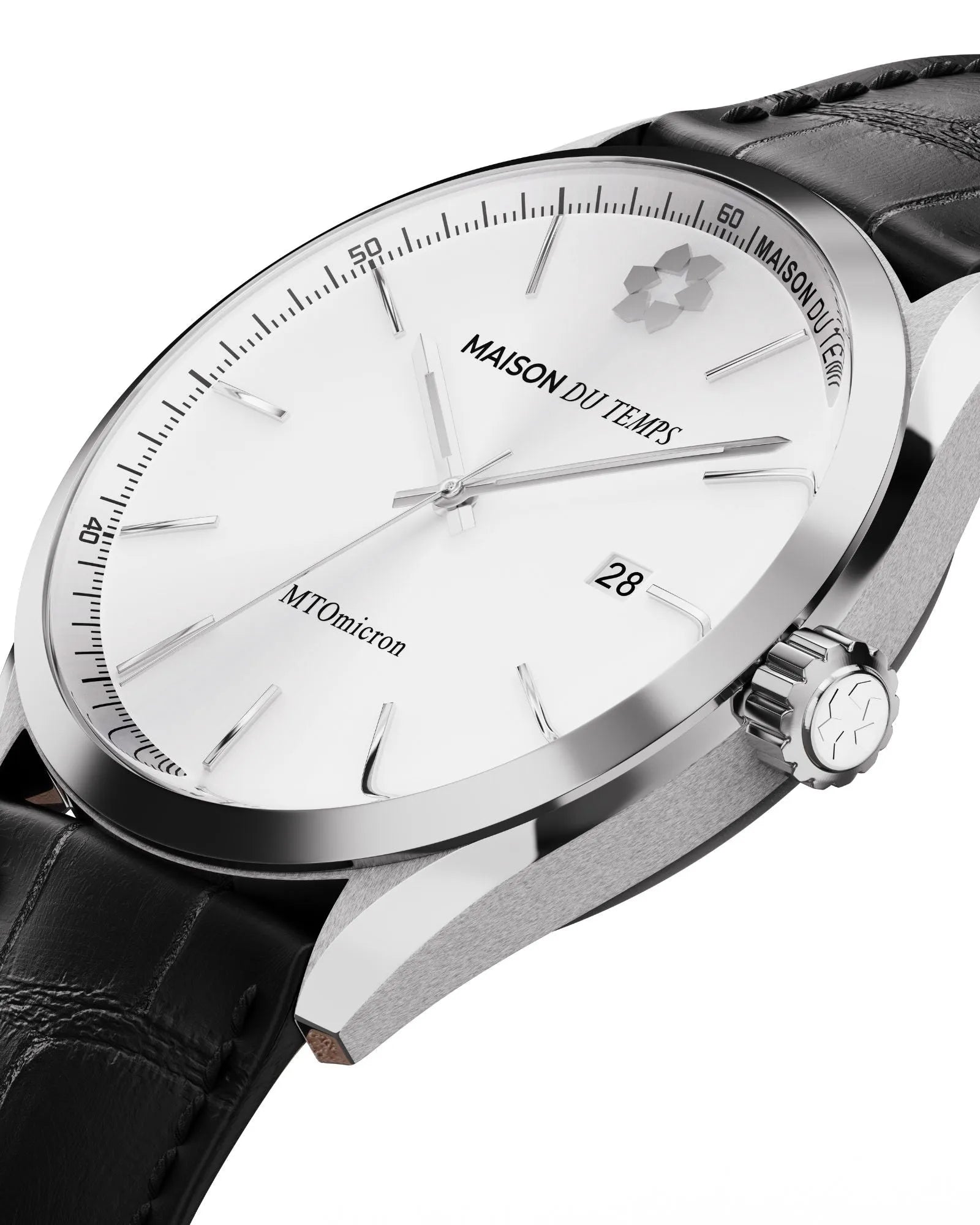 Montre 38mm MTOmicron bracelet cuir Miyota