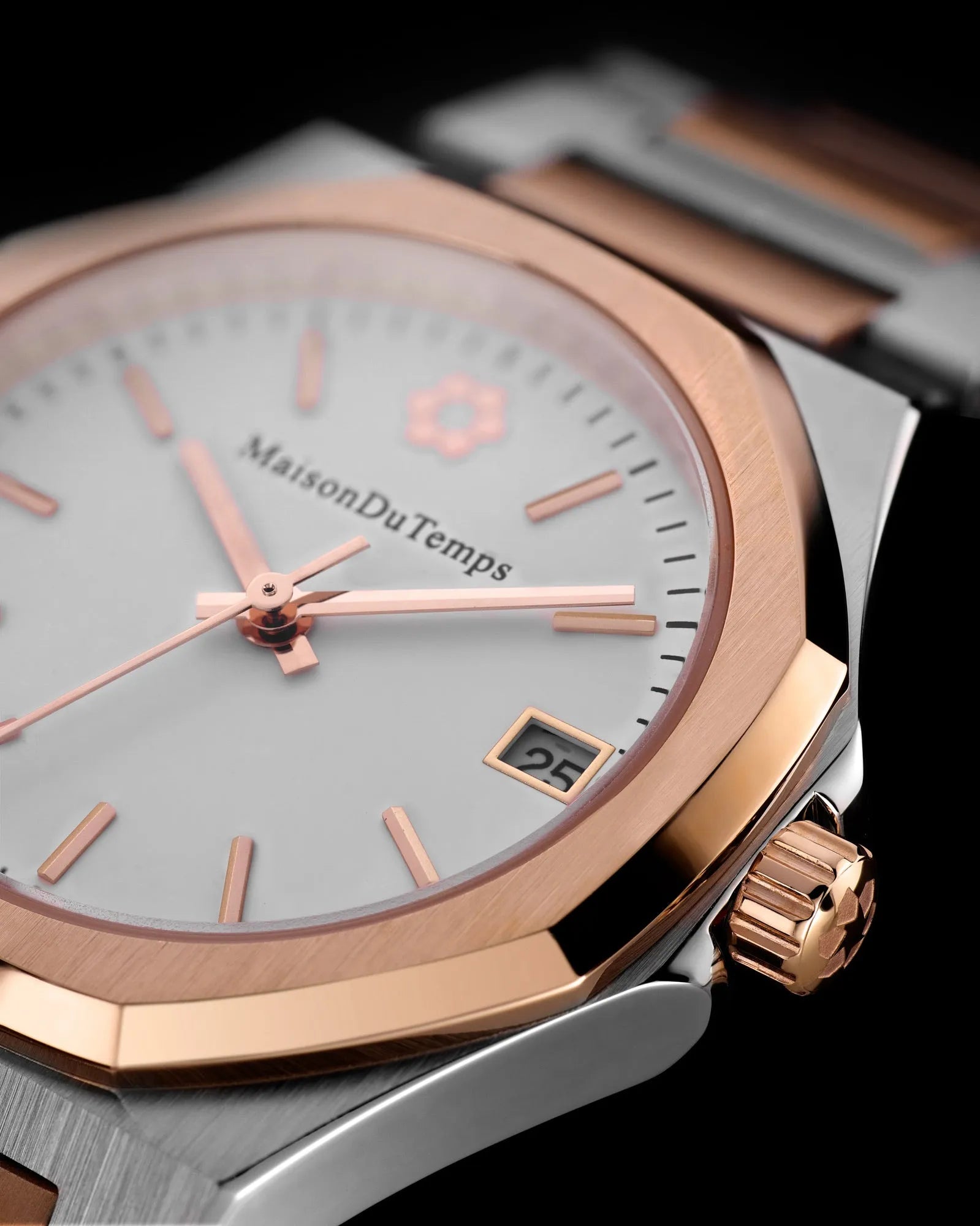 MTGamma Donna Bianco Acciaio Oro Rosa