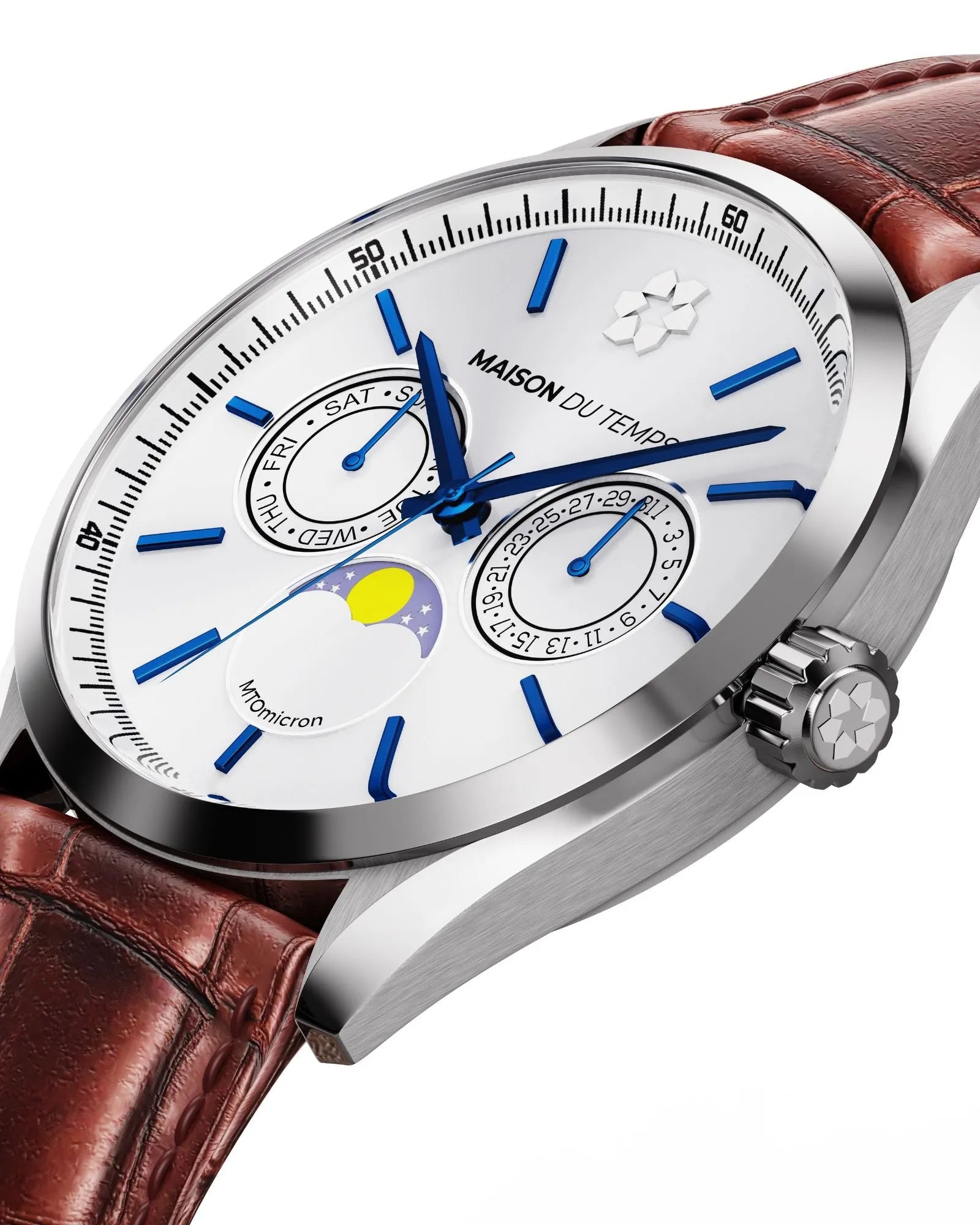 Maglia milanese bianca MTOmicron MoonPhase