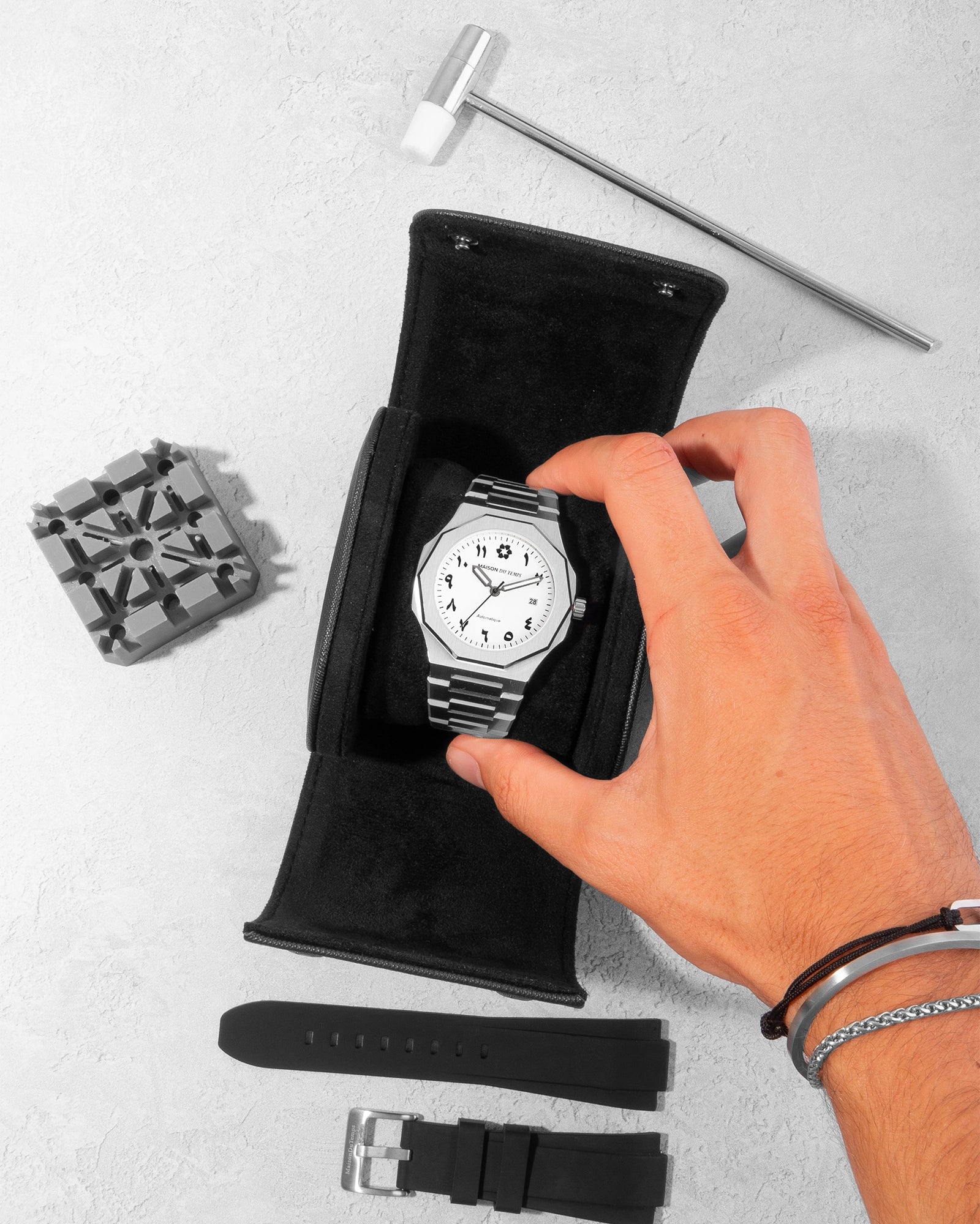 Étui Montre Noir - 1 Montre