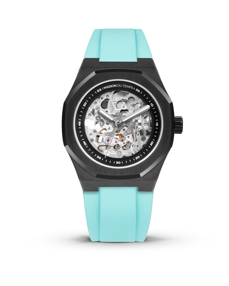 MTBeta Skeleton Black Edition Silicone Turchese