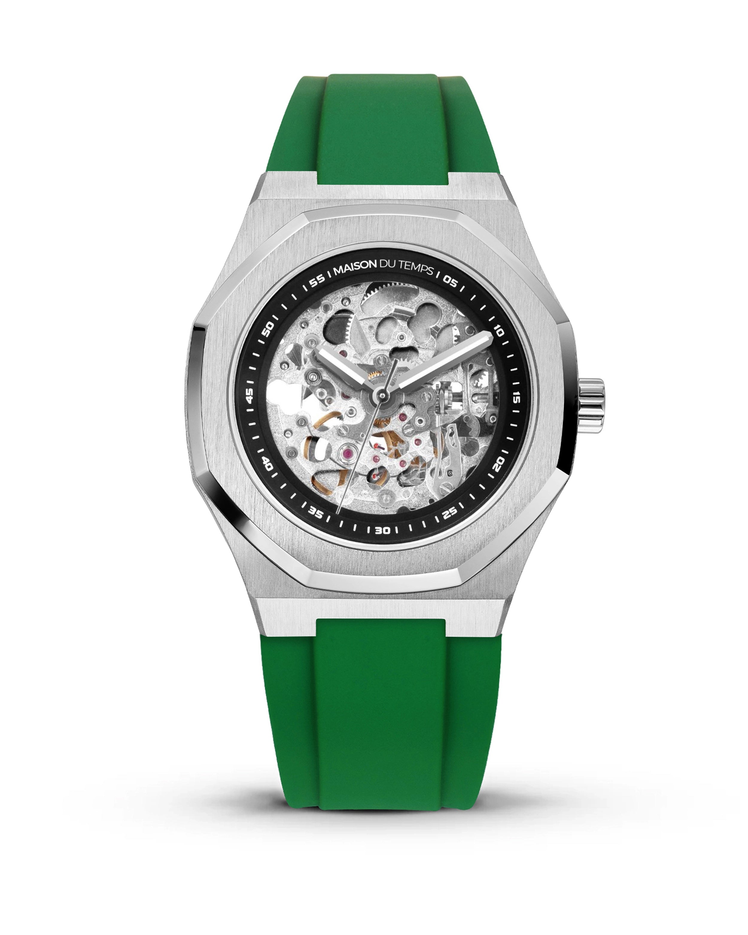 MTBeta Scheletro Miyota Silicone Verde