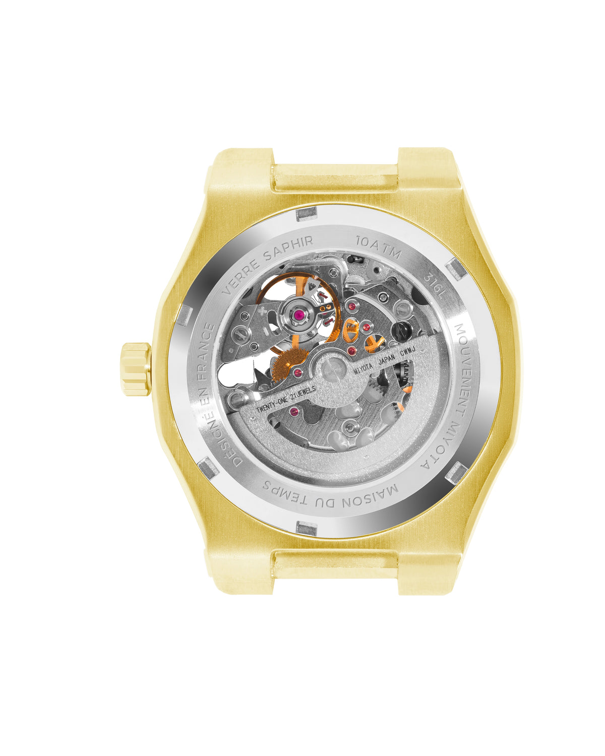 MTBeta Skeleton Gold Silicone Noir