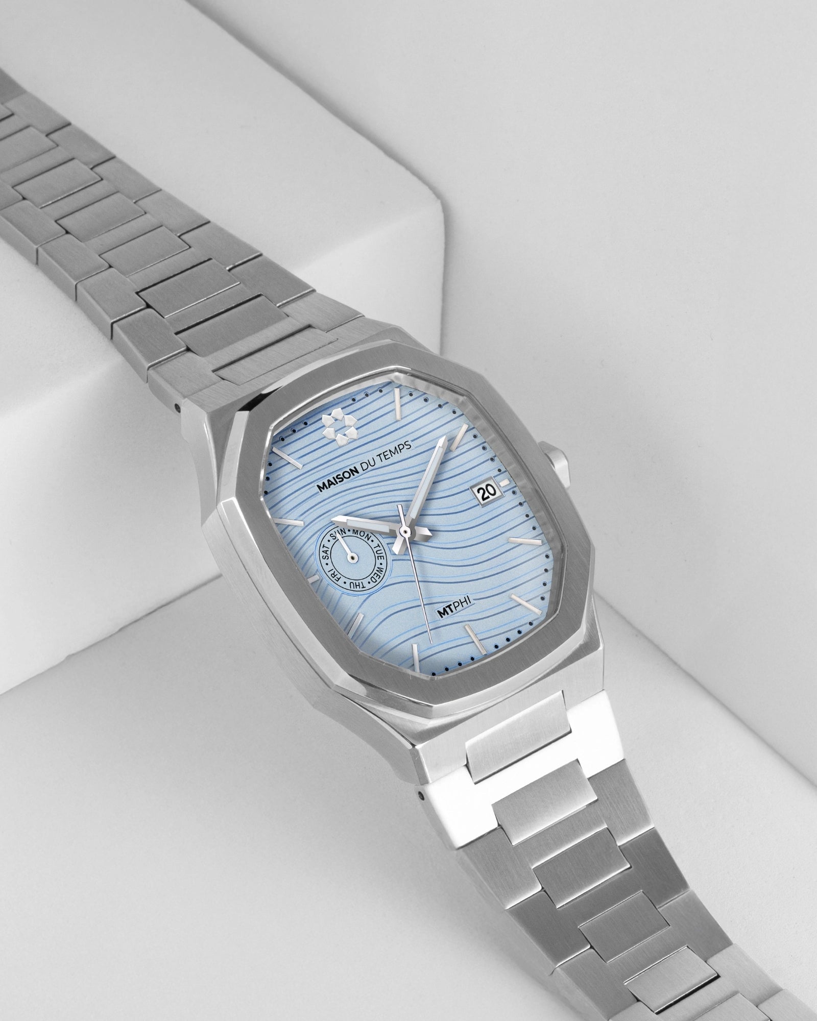MTPhi Day-Date Bleu Acier