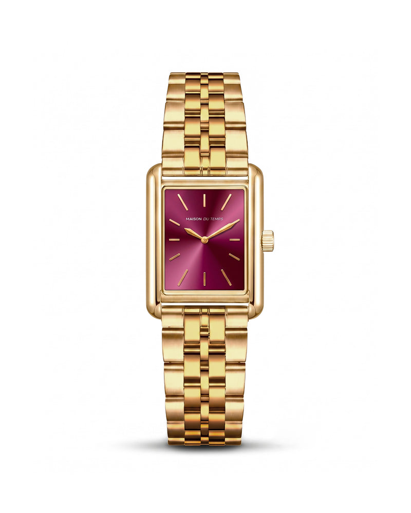 MTAuréa Bordeaux Oro Giallo Acciaio