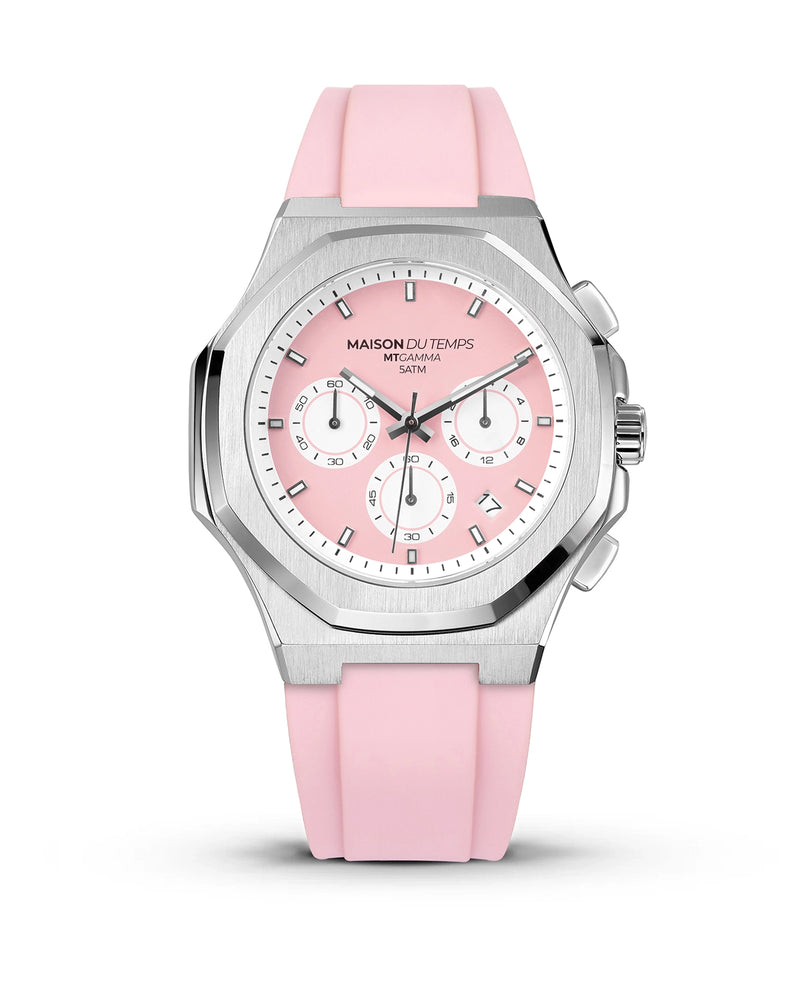 MTGamma Chronographe Rose Silicone Rose