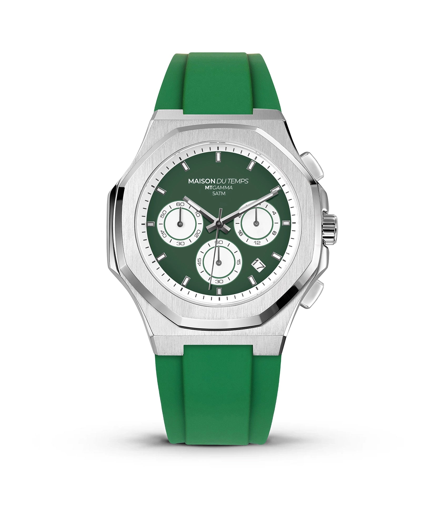 Cronografo MTGamma Verde Silicone Verde