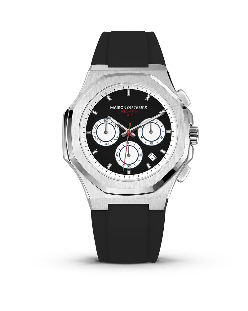 MTGamma Chronographe Noir Silicone Noir