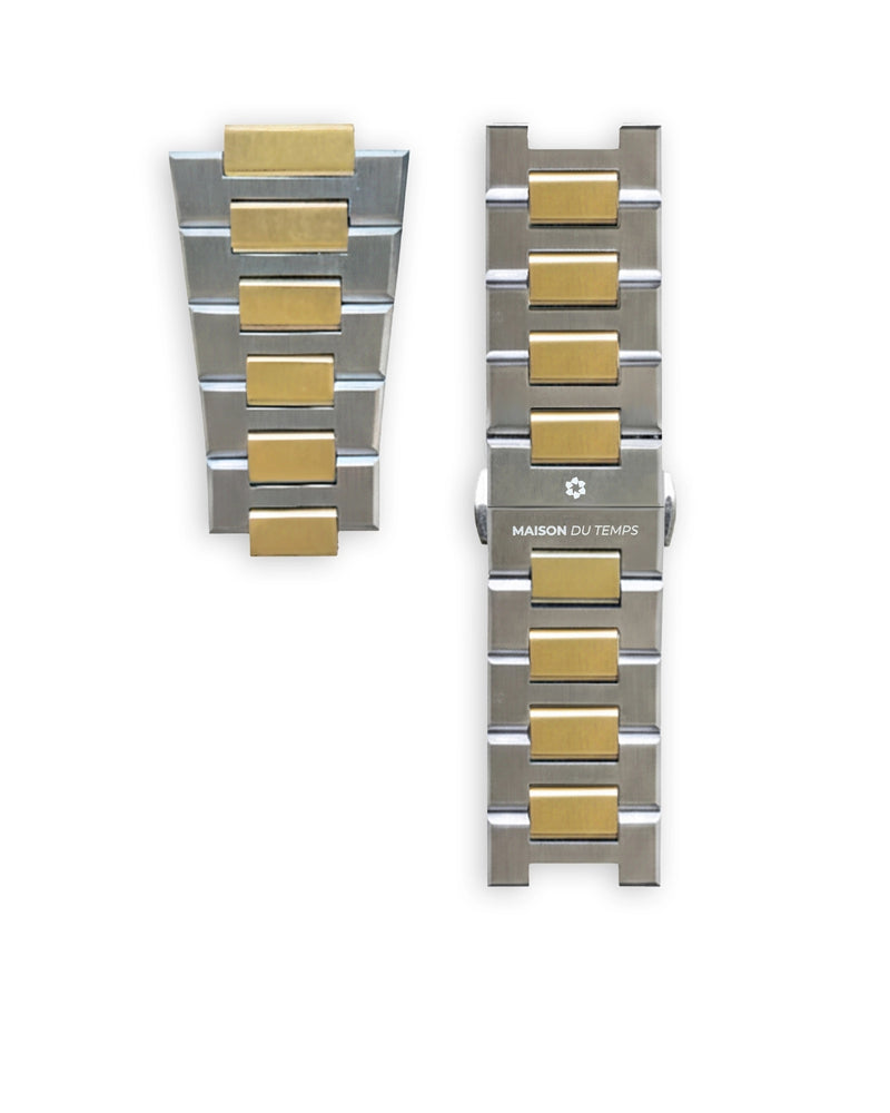 Bracciale in Acciaio Zeta Oro Giallo 14mm