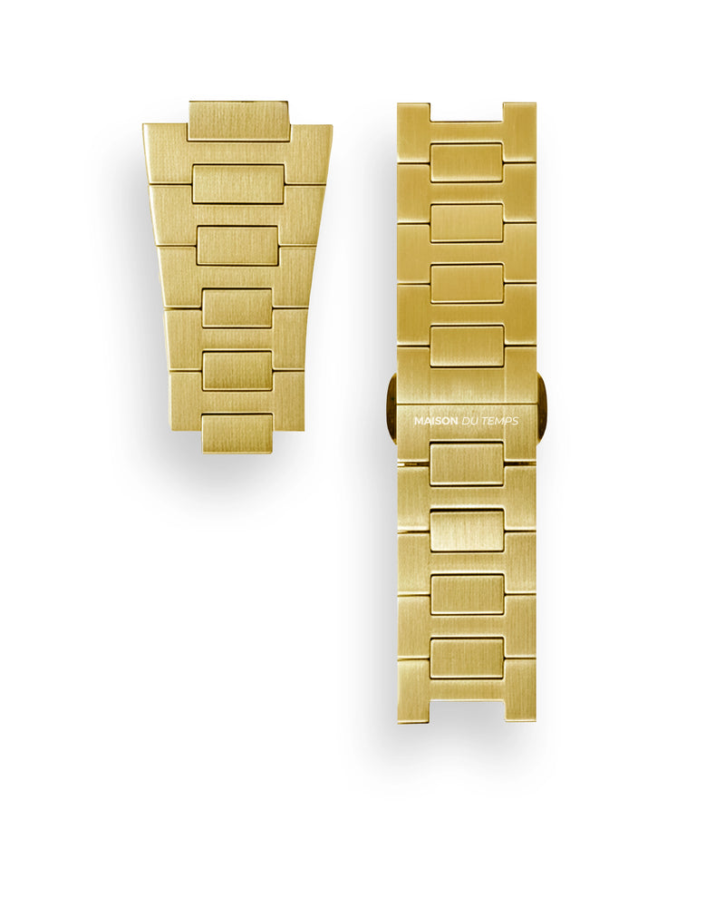 Bracelet Acier Doré Jaune 14 mm