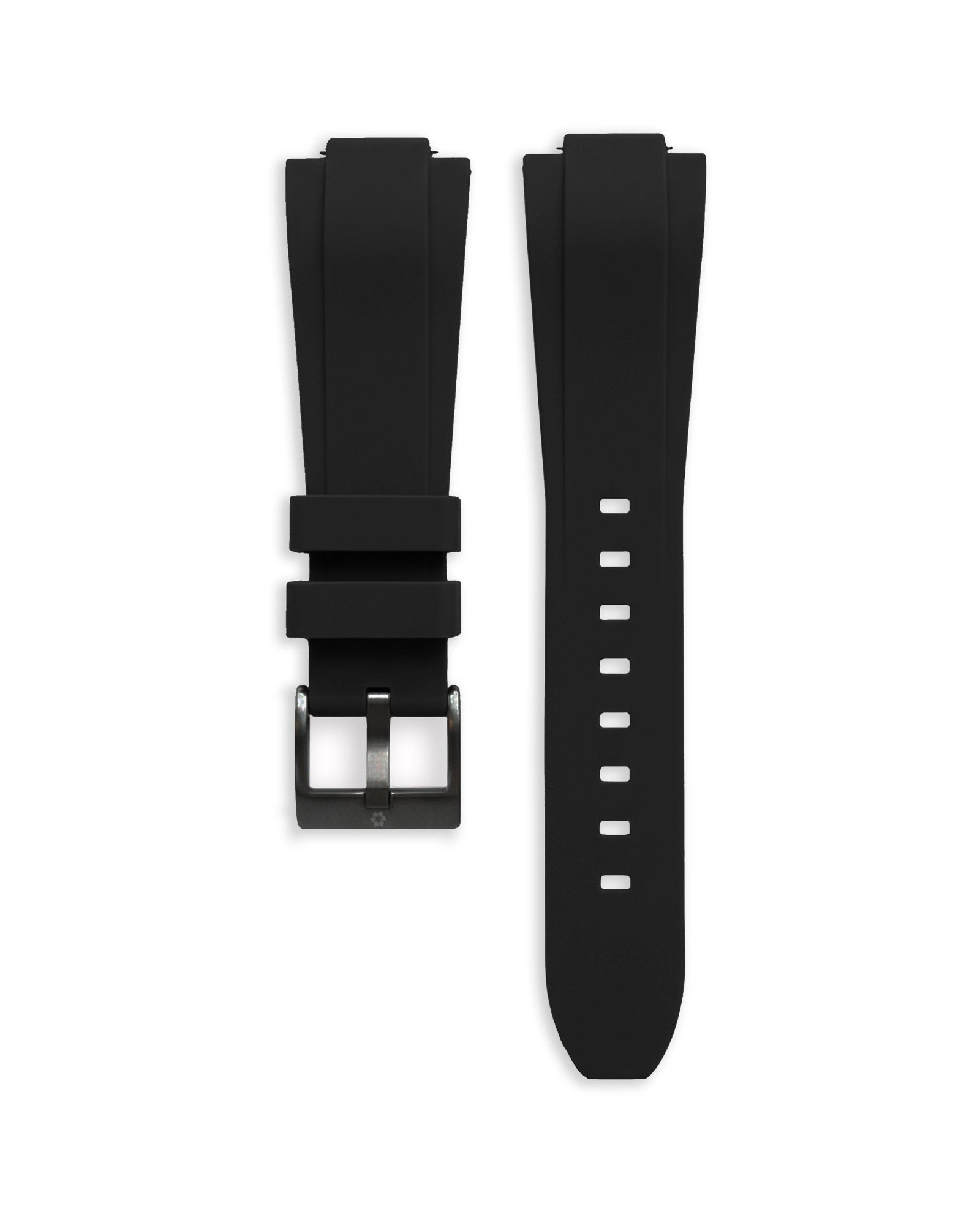 Bracelet Noir 14mm - Boucle Acier Noire