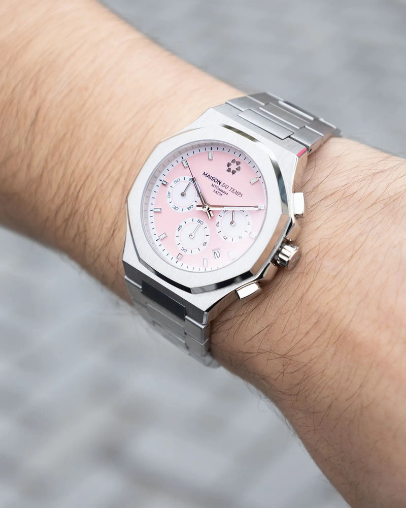 MTGamma Chronographe Rose Silicone Rose